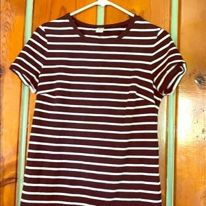 Old navy Black and White Striped dress!